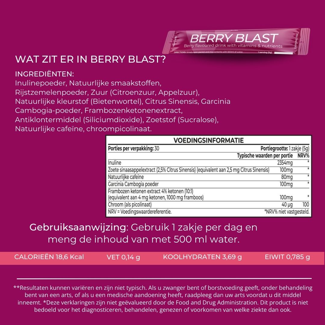 Valentus Berry Blast Afslanksap